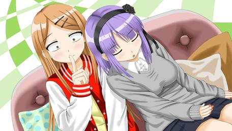Relaxing Moments with Dagashi Kashi Characters wallpaper