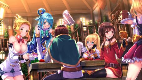 Adventurous Banquet in Fantasy World wallpaper