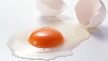 Golden Egg Yolk on White Surface wallpaper