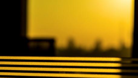 Golden Sunset Through Windows wallpaper