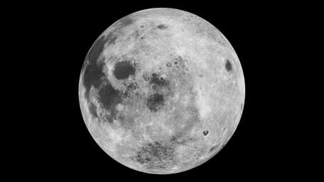 Full Moon Majesty in the Cosmos wallpaper