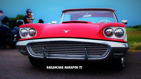 Classic Red Beauty on the Road wallpaper