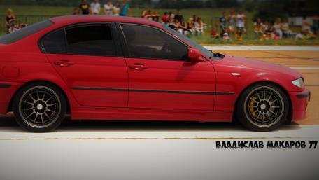 Red BMW Excellence on Display in Cherkassy wallpaper