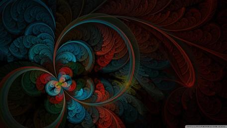 Colorful Swirls of Endless Patterns wallpaper