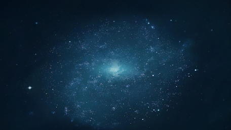 Mystical Galaxy Core in Deep Space wallpaper