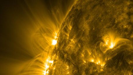 Radiant Solar Majesty for Your Space Collection wallpaper