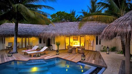 Tropical Paradise Getaway at Dusk wallpaper