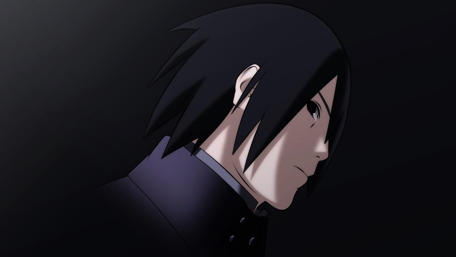 Brooding Shadow of Sasuke Uchiha wallpaper
