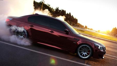 Sunset Speedster BMW Power Slide wallpaper