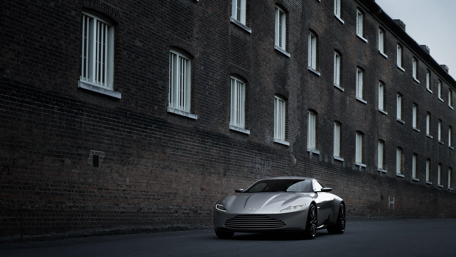 Sleek Aston Martin Aesthetic in Urban Setting wallpaper