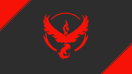 Fiery Pokemon Go Emblem wallpaper