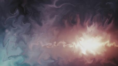 Ethereal Smoke in Colors of Light wallpaper