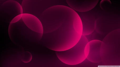 Vibrant Pink Abstract Bubbles Wallpaper wallpaper