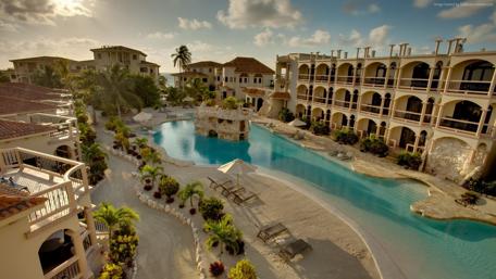 Serene Summer Escape at a Tropical Resort wallpaper