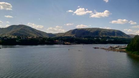 Tranquil Araguaia River Landscape in Brazil wallpaper
