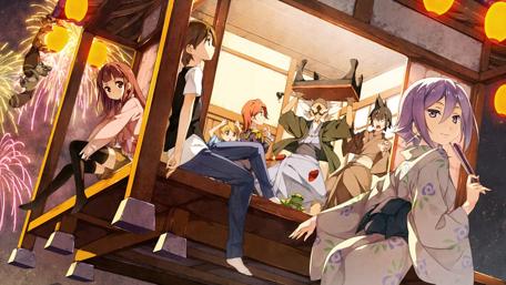The Eccentric Family Anime Festive Scene wallpaper