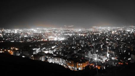 Nighttime Splendor of Tehran Cityscape wallpaper