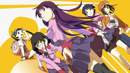 Vibrant Adventures in Monogatari Series wallpaper
