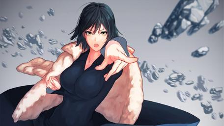 One Punch Man Dynamic Heroine Pose wallpaper
