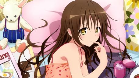 Whimsical Anime Girl Moment wallpaper
