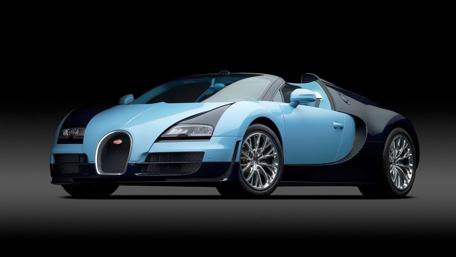 Sleek Blue Bugatti Veyron Wallpaper wallpaper