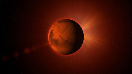 Red planet wallpaper