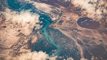 Serene Aerial View of Nature's Beauty wallpaper