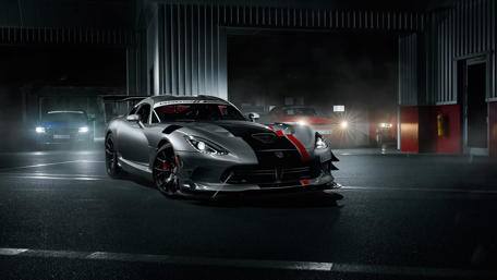Dodge Viper ACR in Mysterious Night Setting wallpaper