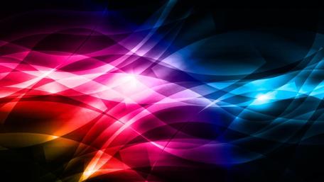 Vivid Waves of Colorful Harmony wallpaper