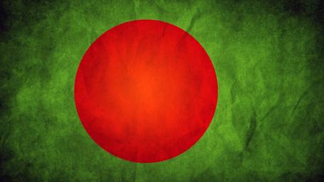 Flag of Bangladesh Inspired Abstract Art wallpaper