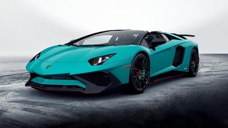 Turquoise Thunder Lamborghini Aventador SV wallpaper