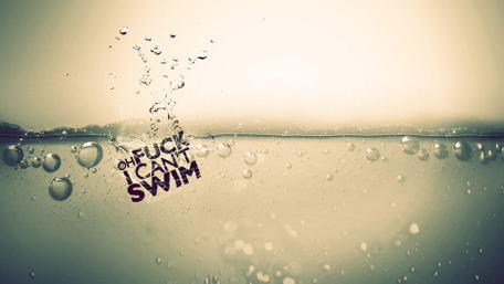 Oh No Can't Swim Crisis Ahead! wallpaper