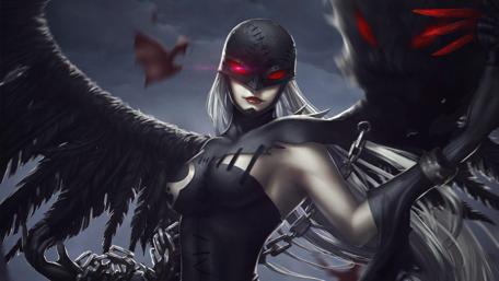 Dark Elegance of Mysterious Digimon wallpaper