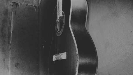 Melancholic Acoustic Charm wallpaper