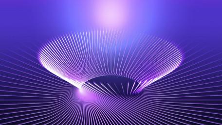 Purple Vortex of Light wallpaper