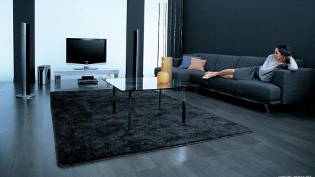 Modern Living Room Bliss wallpaper