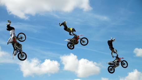 Freestyle Motocross Aerial Stunts wallpaper