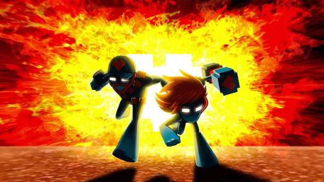 Blazing Beats and Fiery Hearts wallpaper