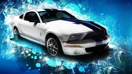 Sleek Modern Muscle Car Design Wallpaper wallpaper