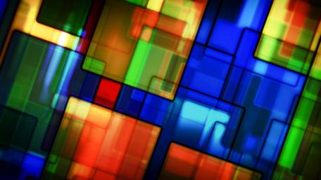 Colorful Geometric Harmony in Motion wallpaper