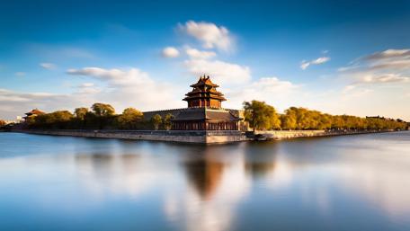 Serene Cityscape of Historic Architecture wallpaper