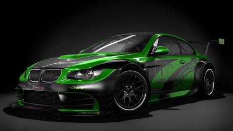 Sleek Green Racing Dream Car Wallpaper wallpaper