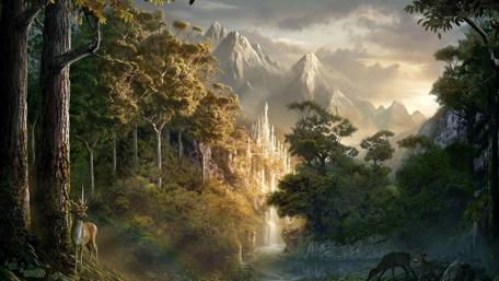 Mystical Enchantment in Nature’s Realm wallpaper