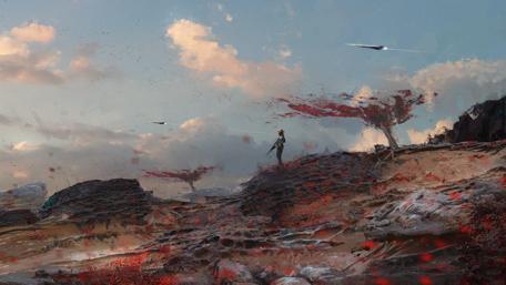 Mystical Landscape of the Unknown wallpaper