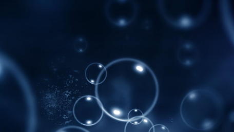 Ethereal Blue Bubble Patterns wallpaper