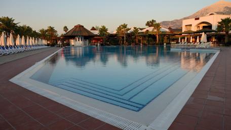 Serenity by the Poolside wallpaper