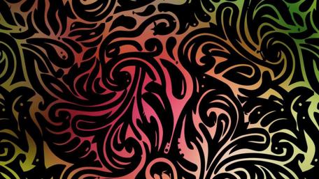 Vibrant Swirls of Colorful Patterns wallpaper