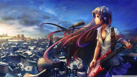 Melodic Sunset Serenade wallpaper