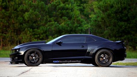 Sleek Black Sports Car Wallpaper wallpaper
