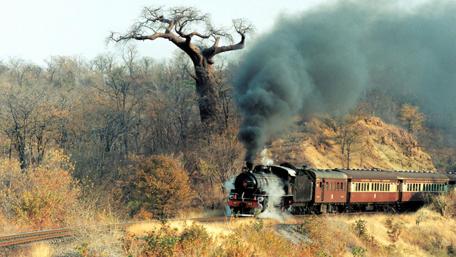 Autumnal Journey by Steam Power wallpaper